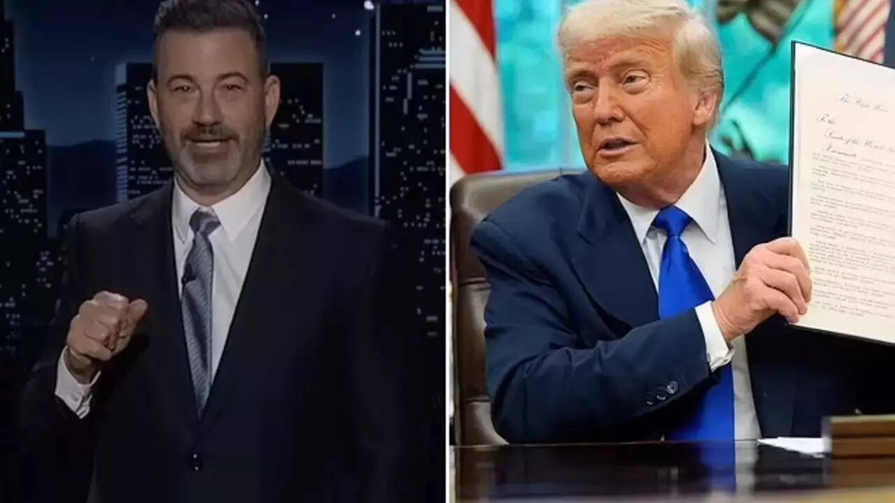 ‘You are not dating my…’: Jimmy Kimmel’s wild dig at Donald Trump after joking about his newborn granddaughter