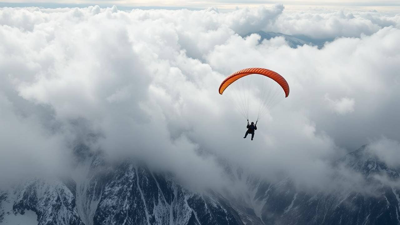 Thought I was flying straight but I was spinning: Chinese paraglider swept to 29,000 feet with no oxygen